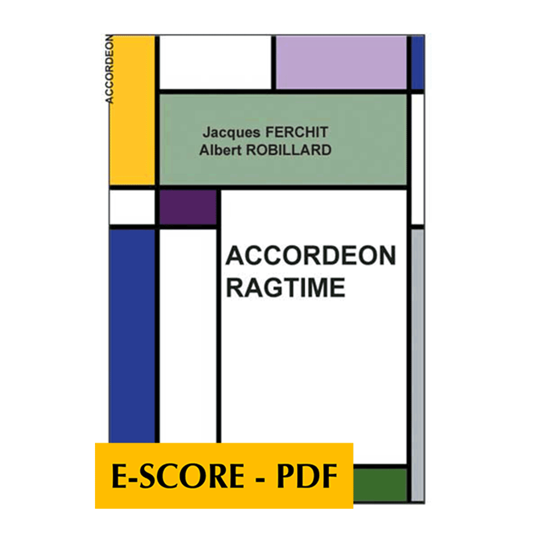 Akkordeon ragtime - E-score PDF