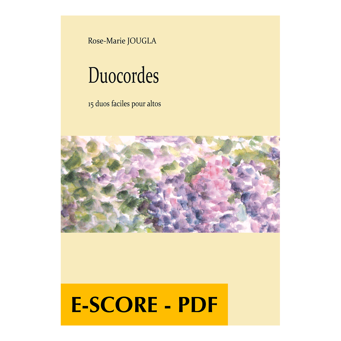 Duocordes - 15 duos faciles pour altos - E-score PDF