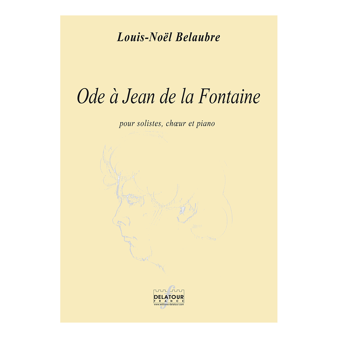 Ode à Jean de la Fontaine for soloists, choir and piano (PIANO-VOCAL)