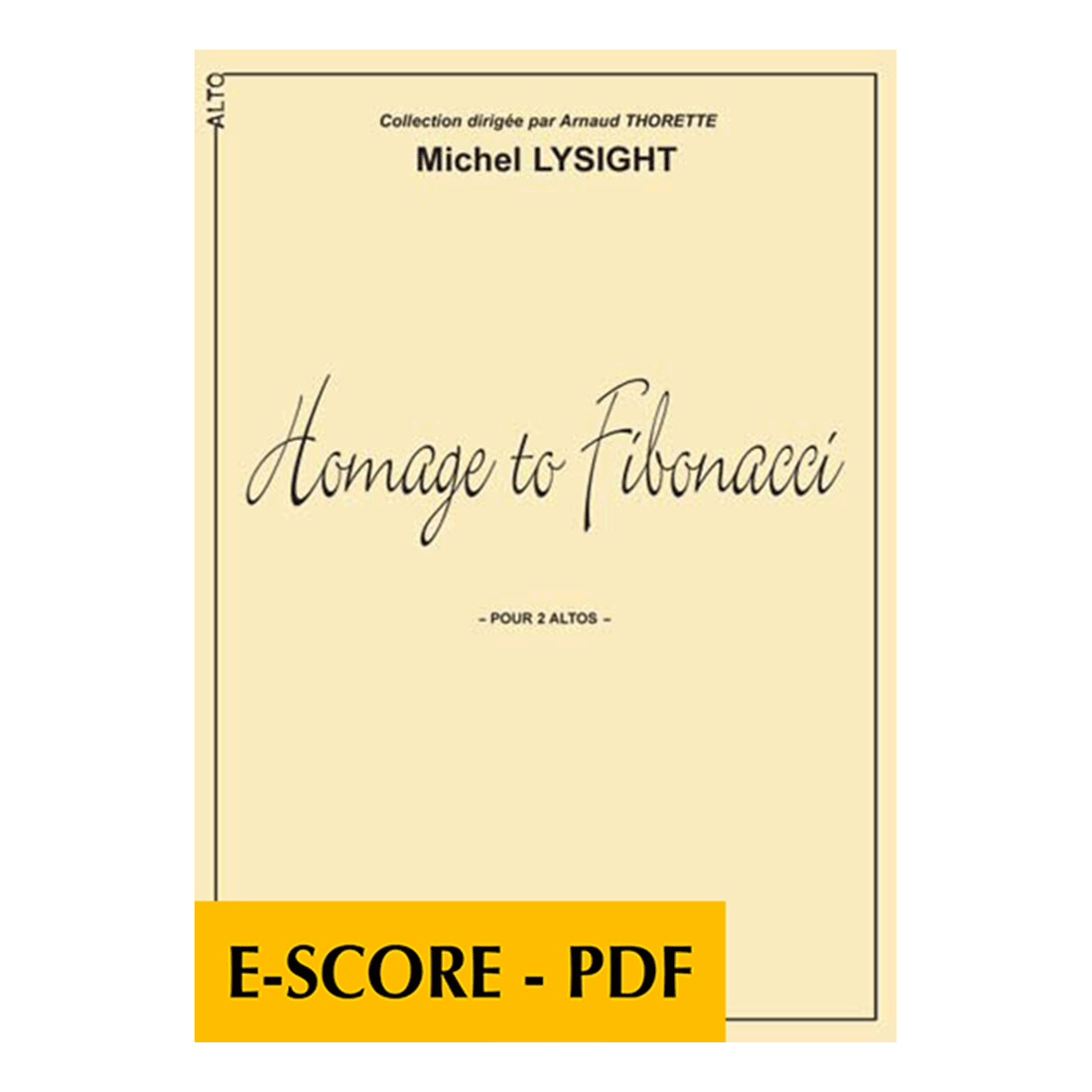 Homage to Fibonacci (version 2 violas) - E-score PDF