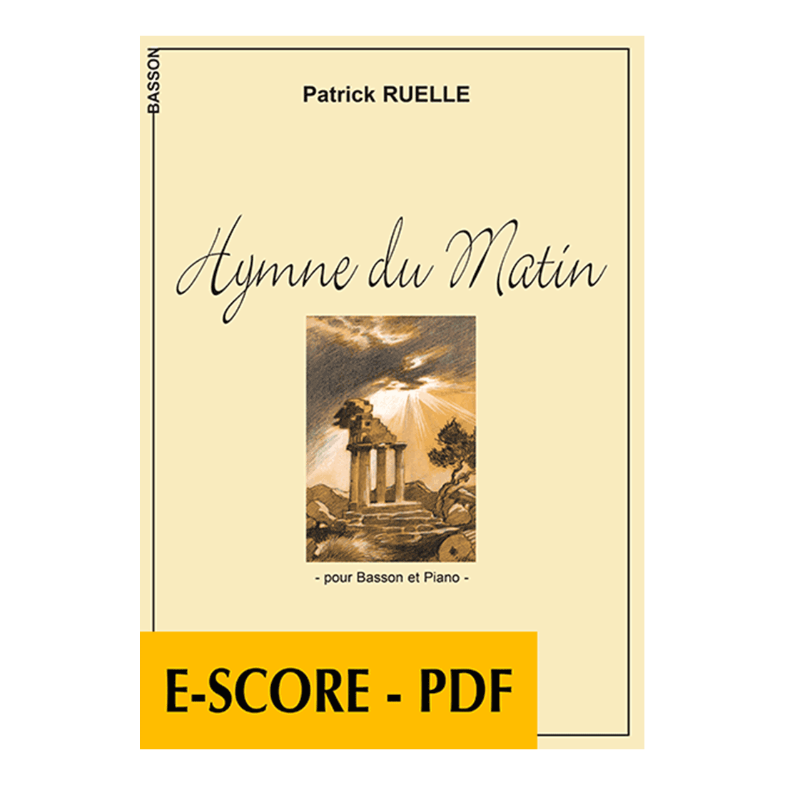 Hymne du matin pour basson et piano - E-score PDF