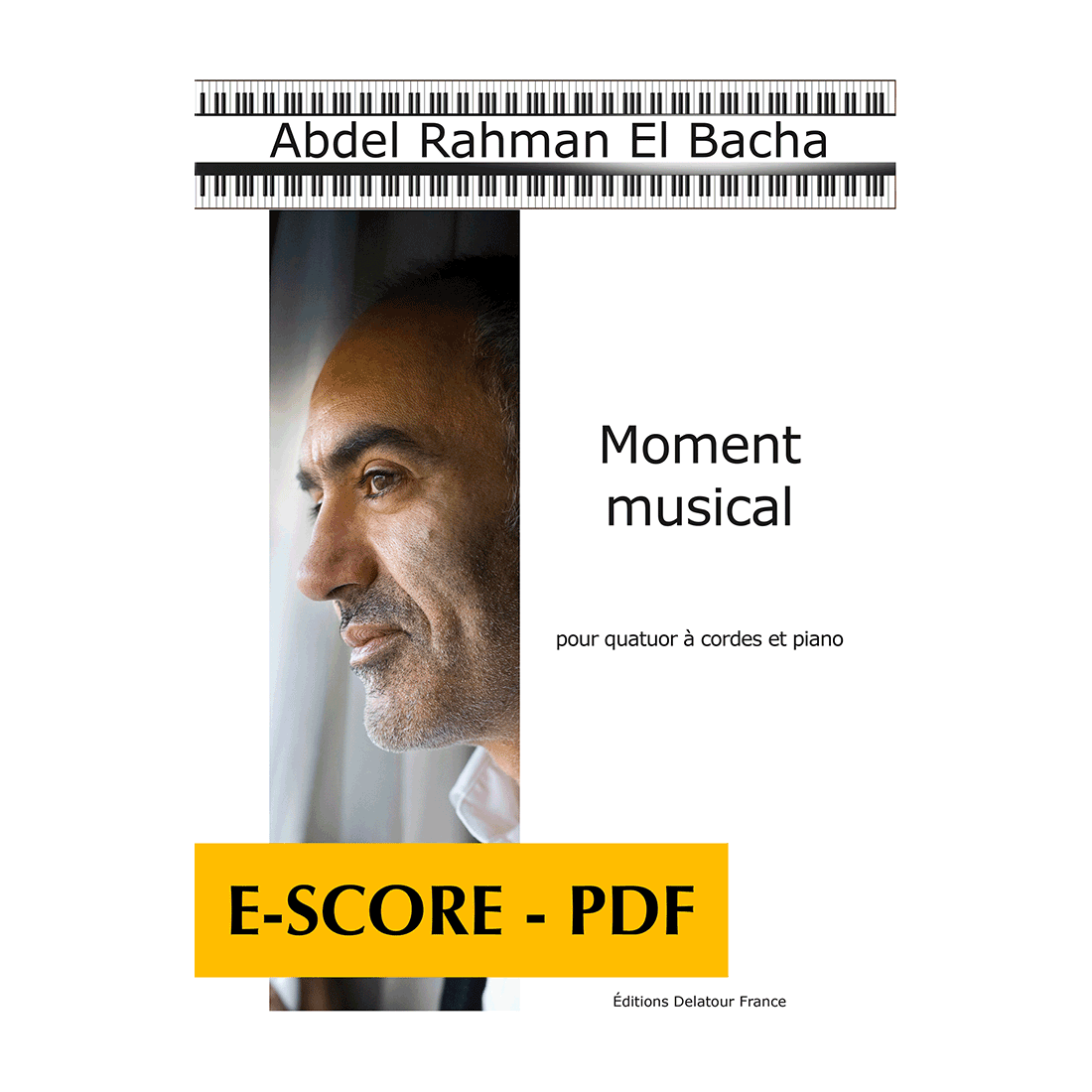 Moment musical pour quatuor à cordes et piano - E-score PDF