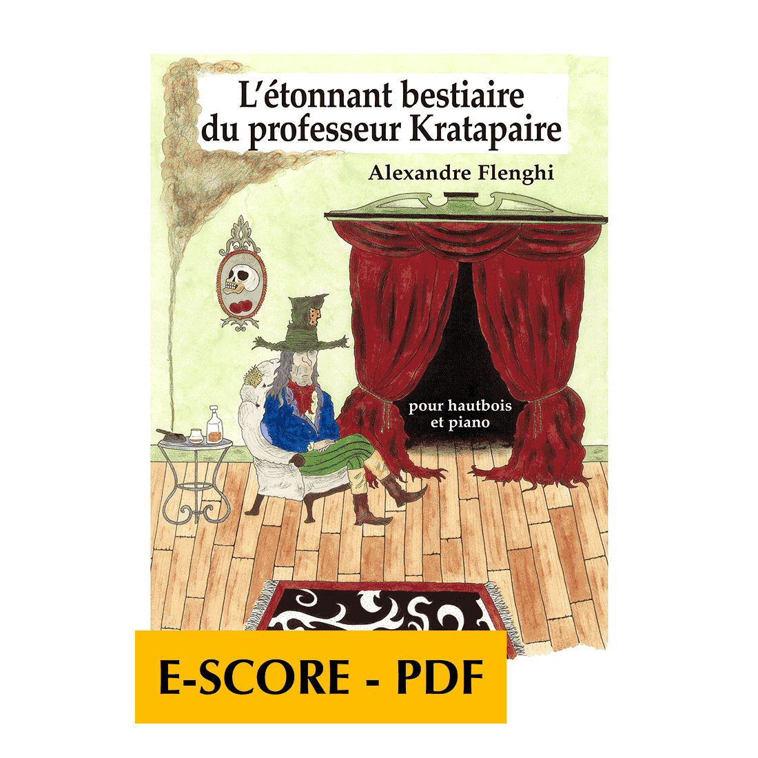 L'étonnant bestiaire du professeur Kratapaire für Oboe und Klavier - E-score PDF