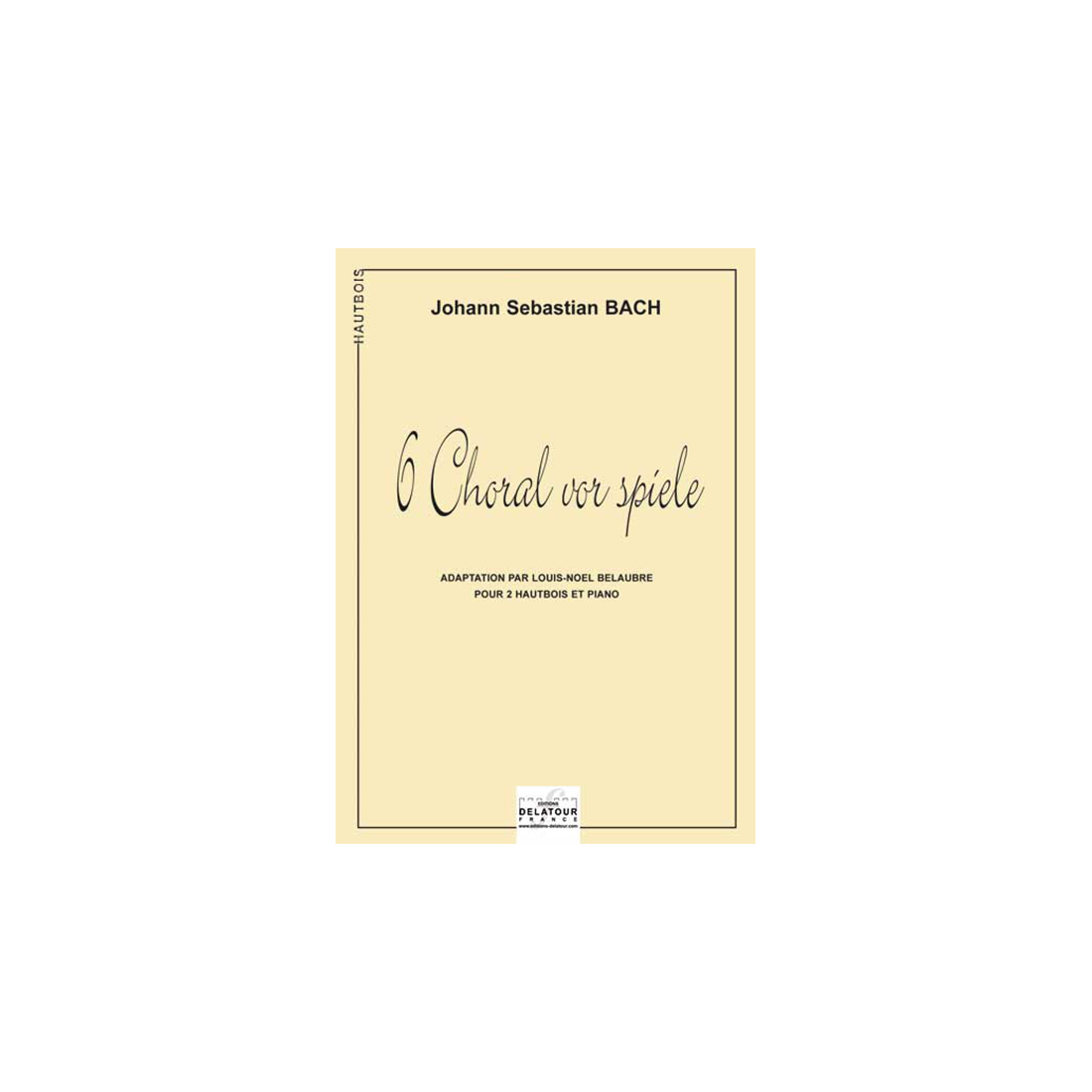 6 chorale preludes for 2 oboes and piano