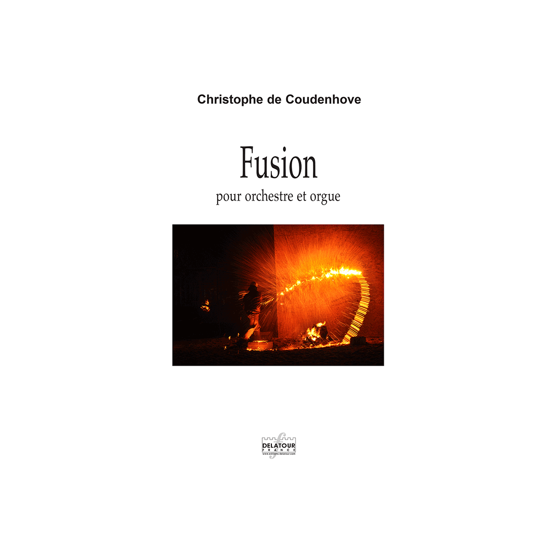 Fusion for orchestra and organ (PARTS ON HIRE)