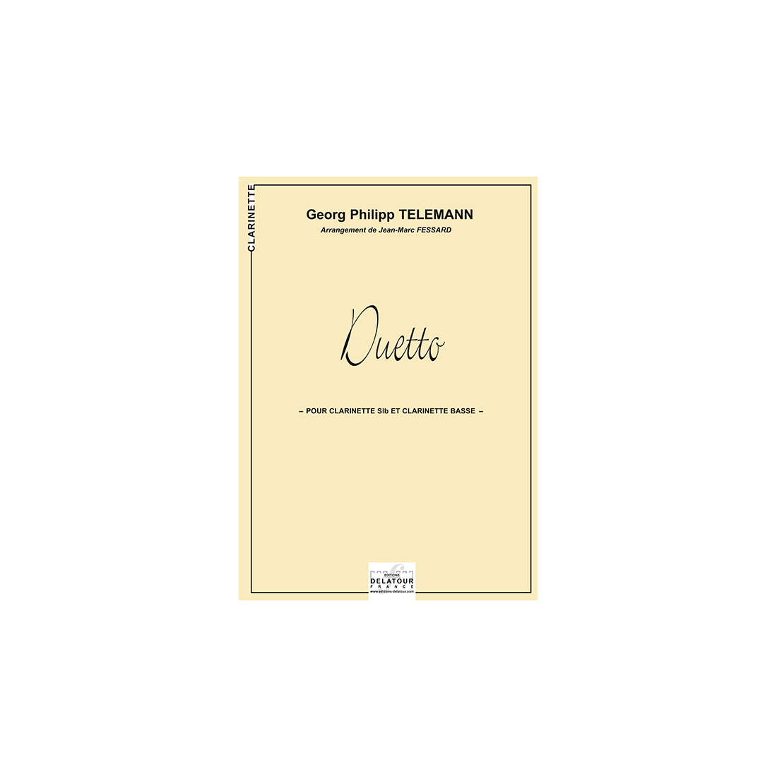 Duetto for clarinet and bass clarinet