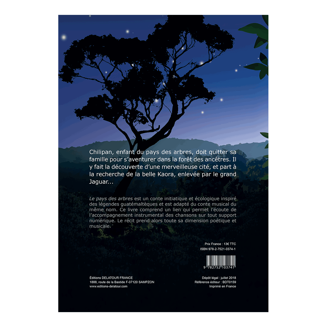 Le pays des arbres - Le livre