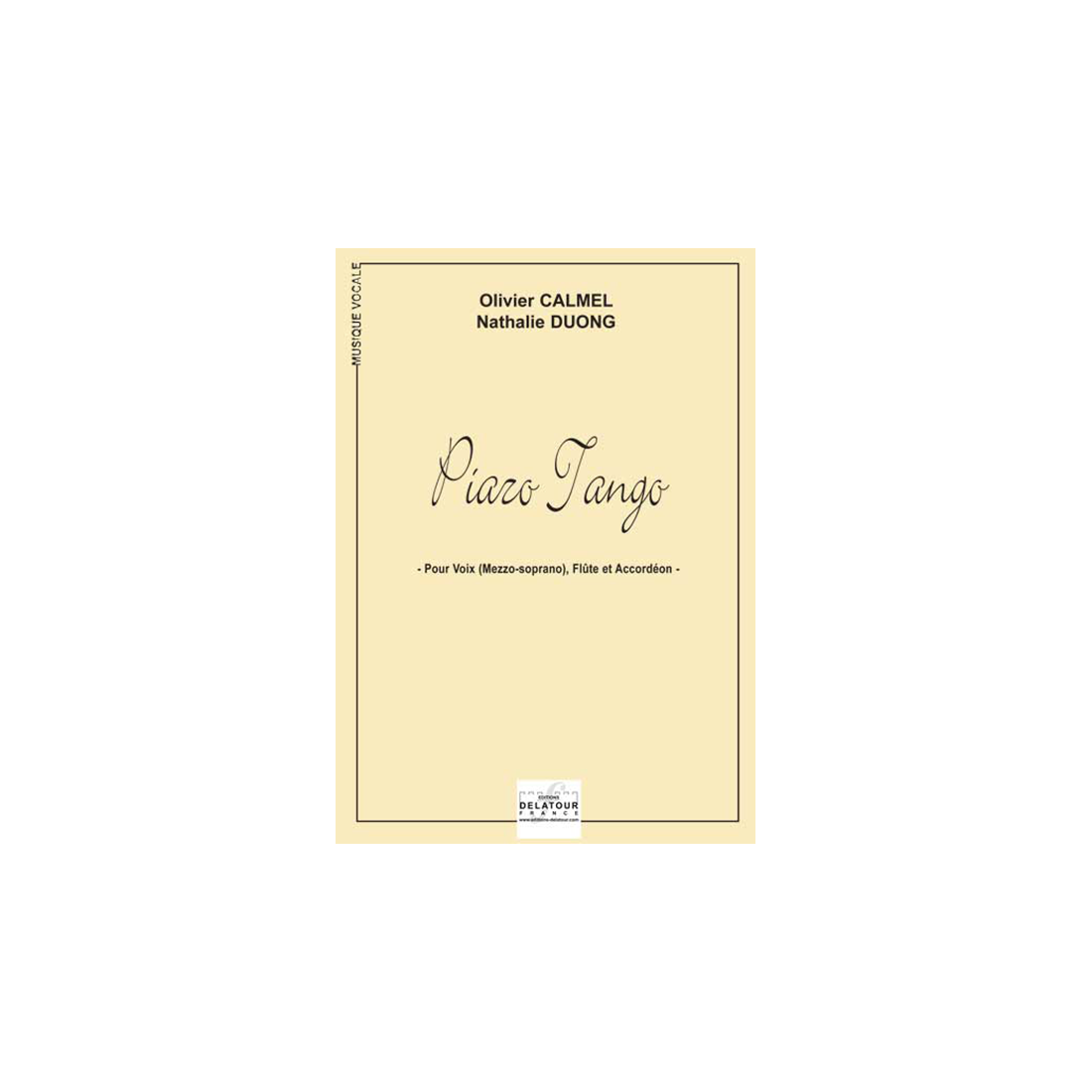 Piazo Tango for mezzo-soprano, flute and accordion