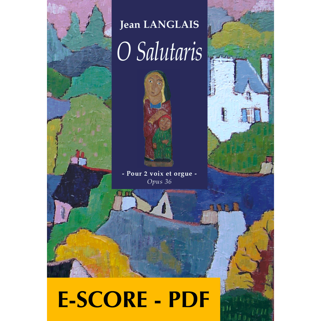 O salutaris pour 2 voix et orgue - E-Score PDF