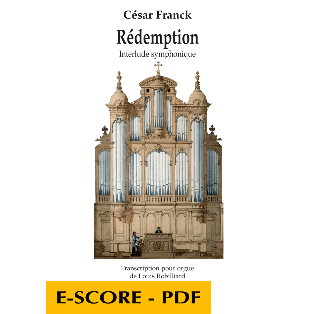 Rédemption - Interlude symphonique - Transkiption für Orgel - E-score PDF