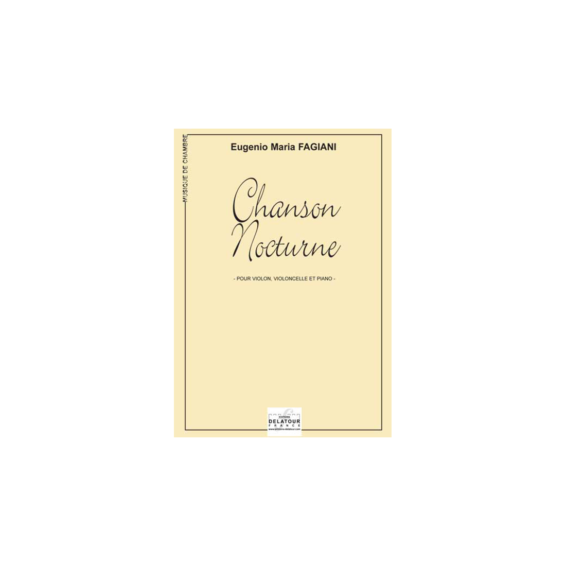 Chanson nocturne pour violon, violoncelle et piano