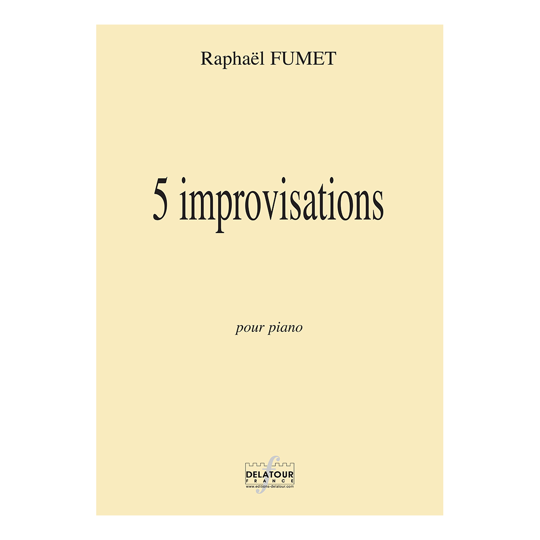 5 improvisations für klavier