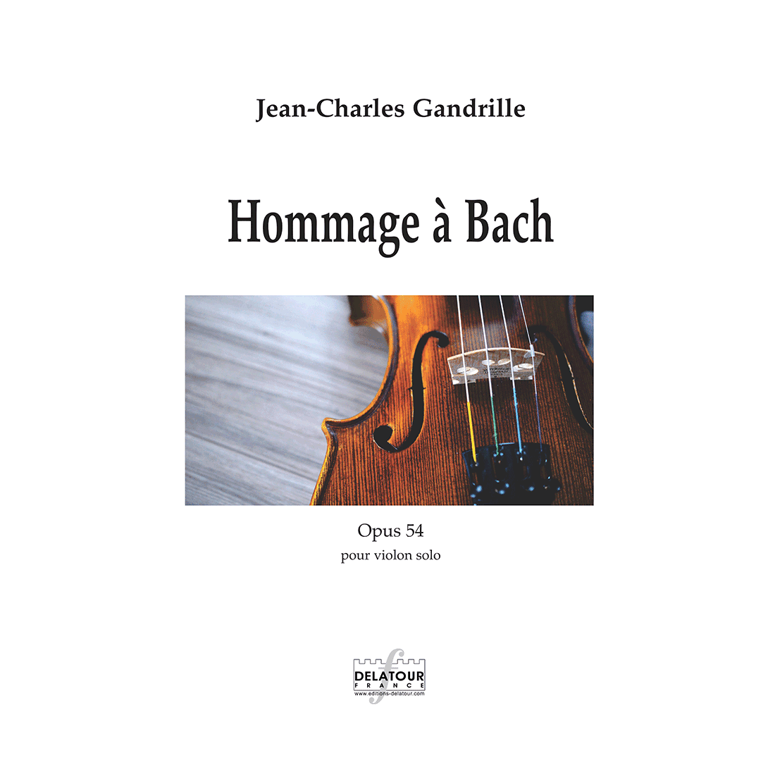 Hommage à Bach for violin solo