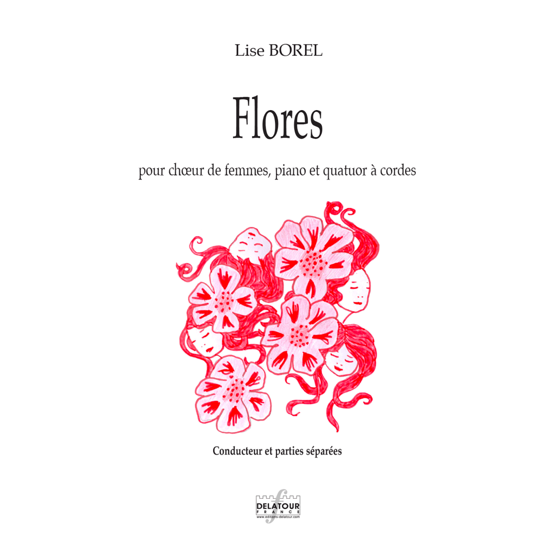 Flores pour choeur de femmes, piano et quatuor à cordes - Cahier du choriste
