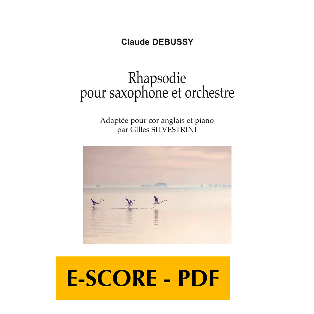 Rhapsody for saxophone and orchestra adapted for English horn - E-score PDF