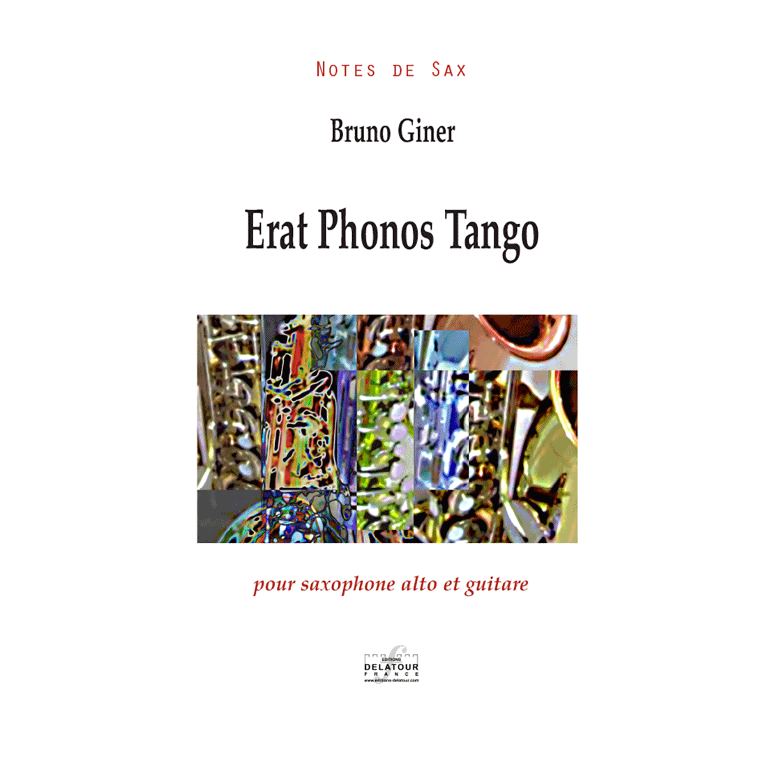Erat Phonos Tango pour saxophone alto et guitare