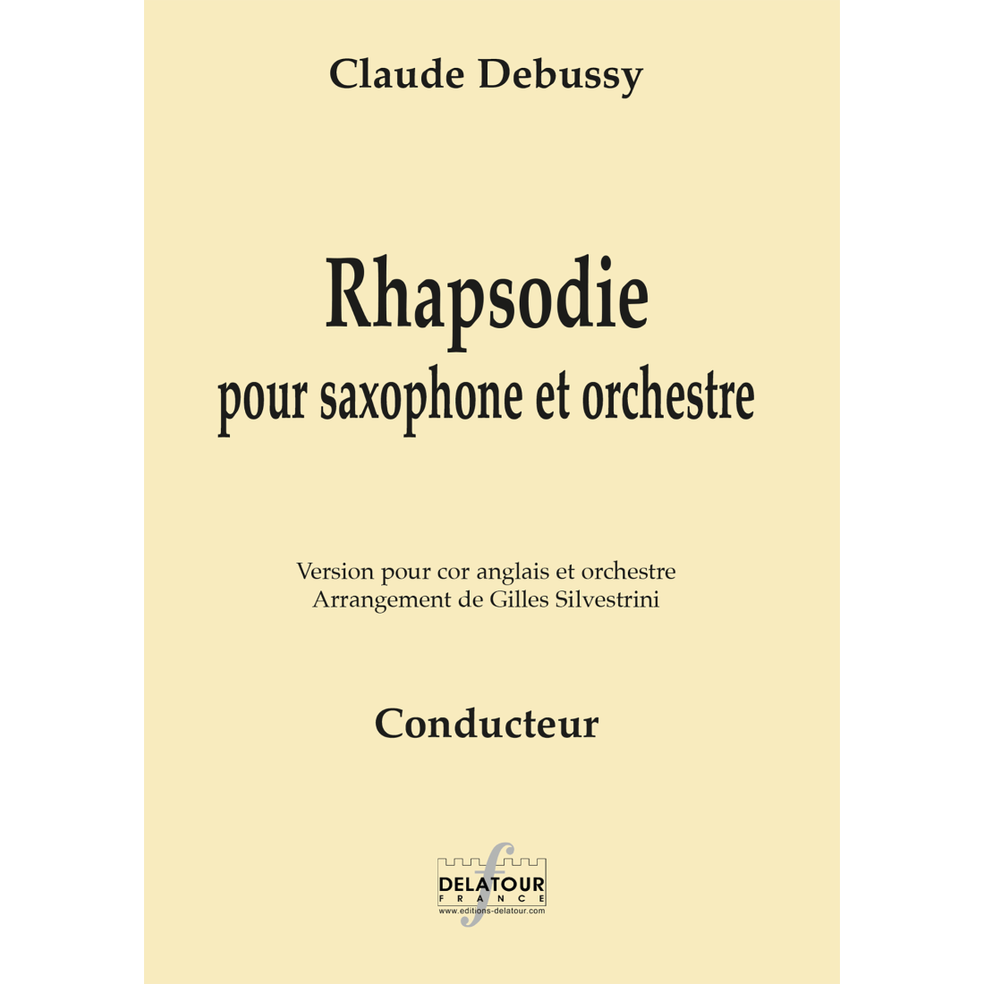 Rhapsodie für Saxophon bearbeitet für...