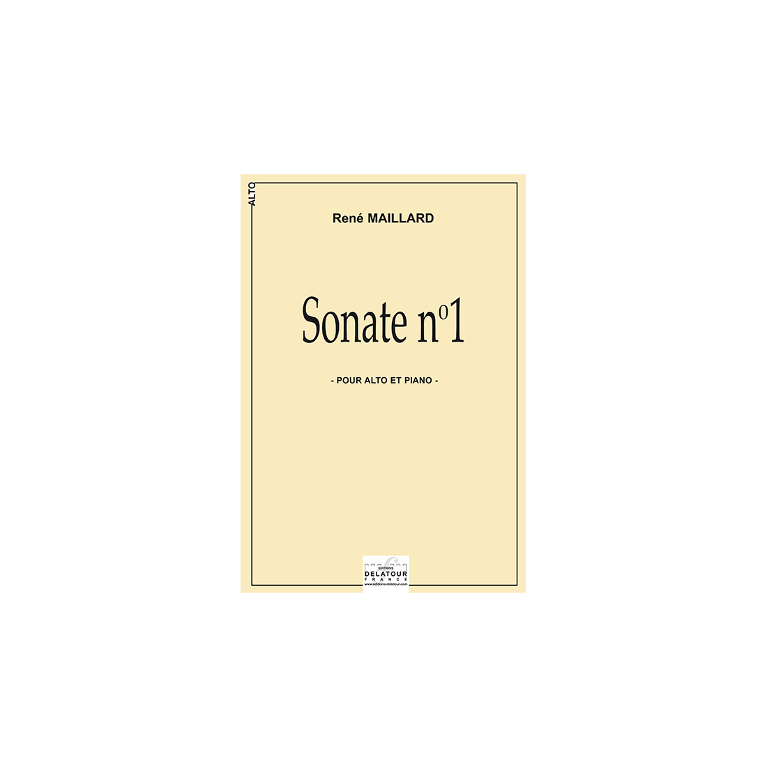 Sonate n°1 for viola and piano